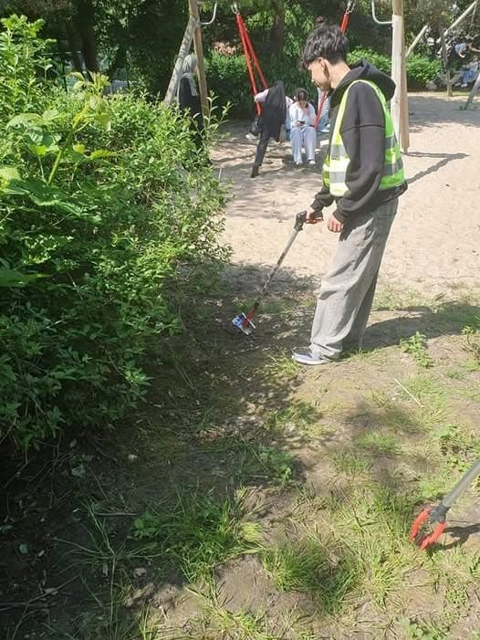 Zwerfvuilactie rond Molendries Park